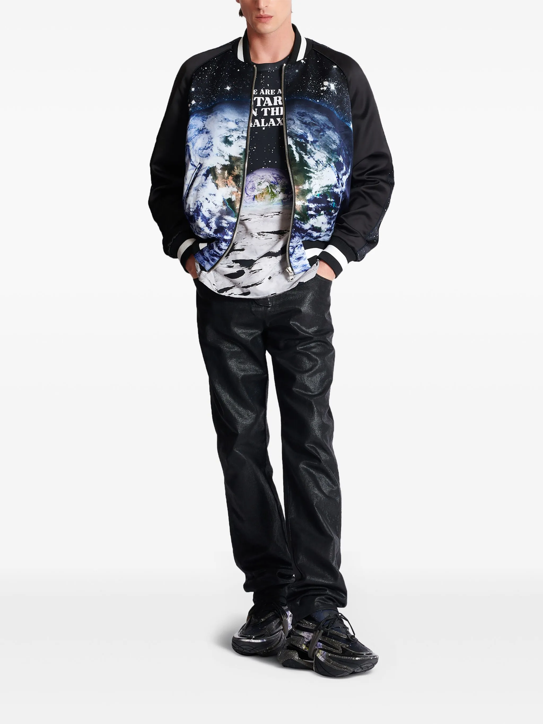 Regular Denim Shiny Black