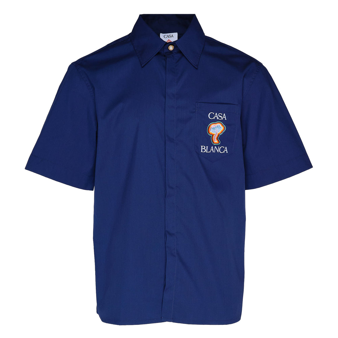 Short Sleeve Cuban Collar Shirt