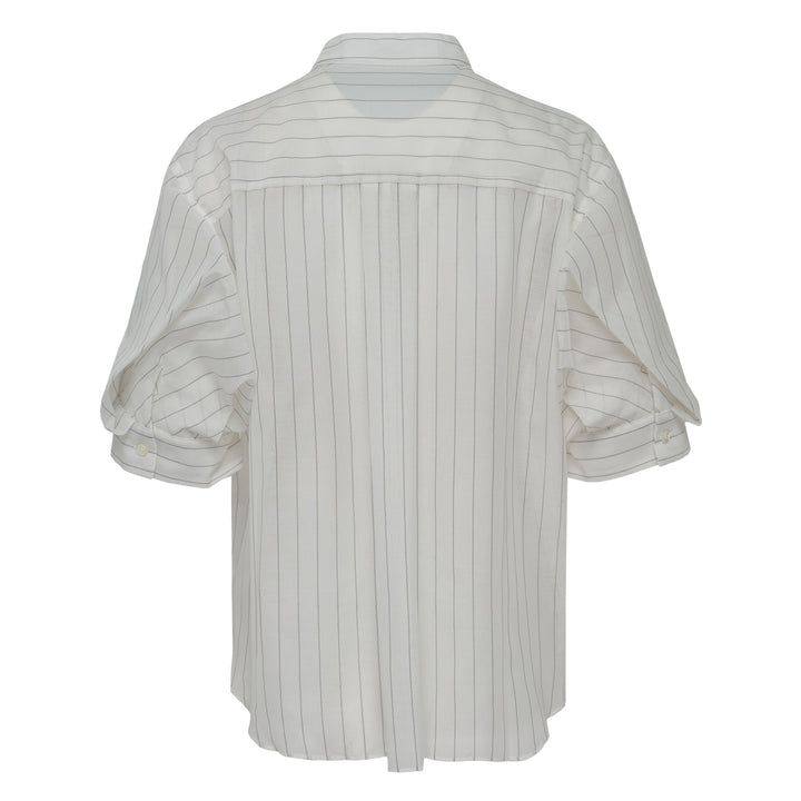 Spun Organza x Cotton Jersey Tee