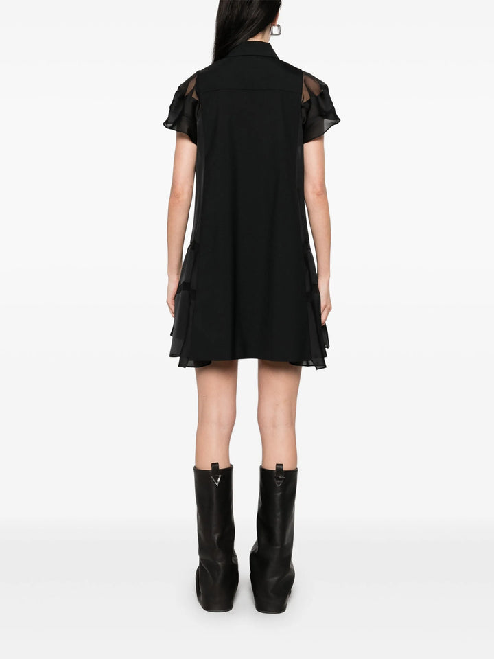 Suiting x Satin Dress