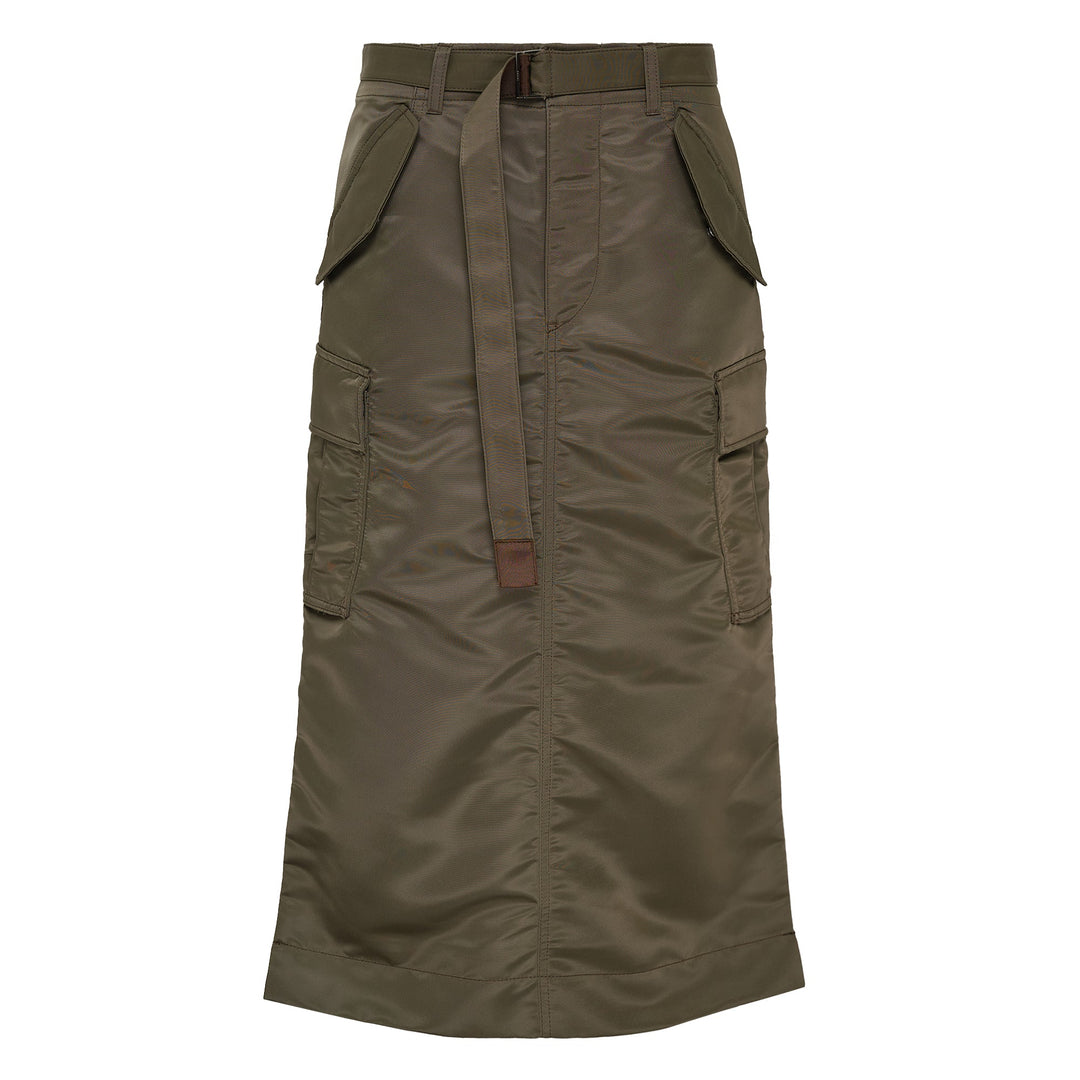 Nylon Twill Skirt