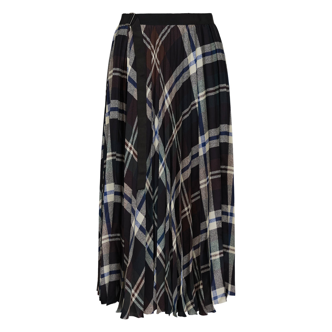 Plaid Print Skirt