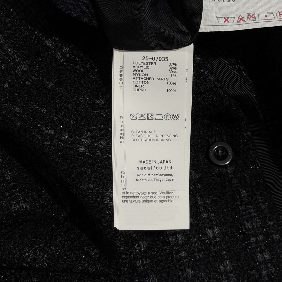 Retail Exclusive Denim X Tweed Shorts