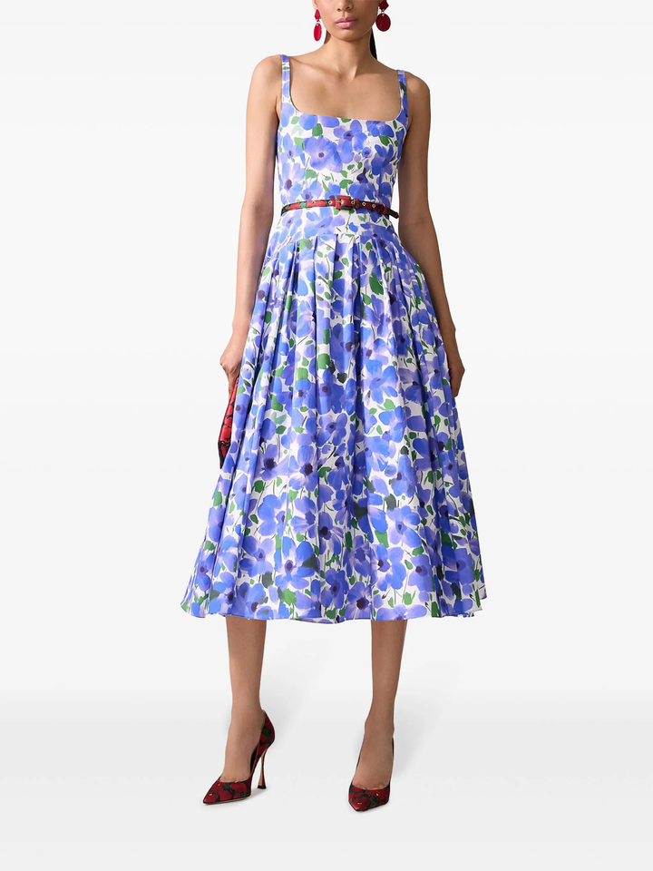 Thin Strap Scoop Neck Dress