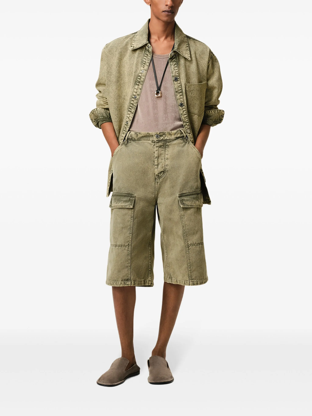Wide Fit Cargo Bermuda