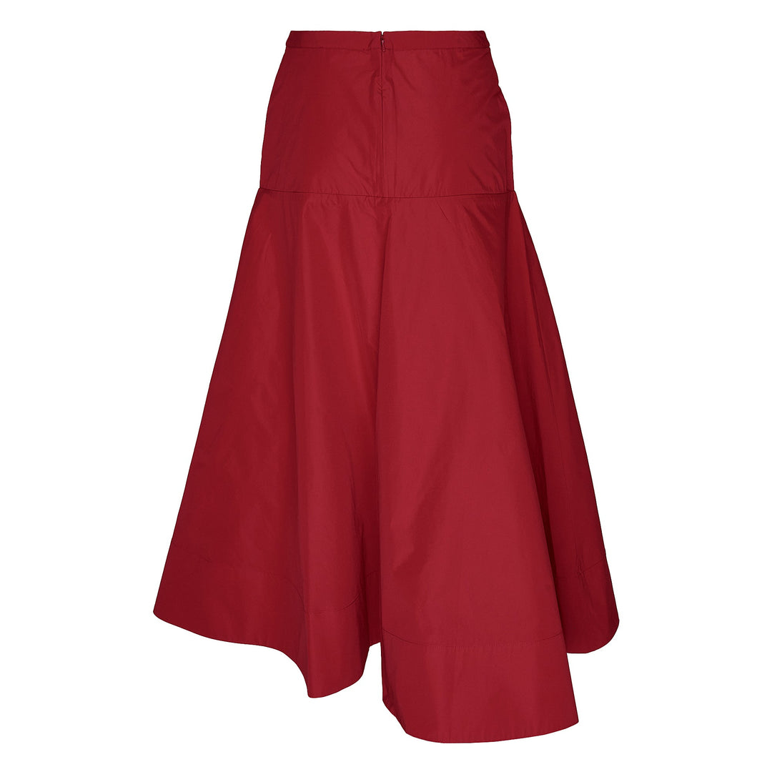 Sheen Parachute Poly Long Skirt