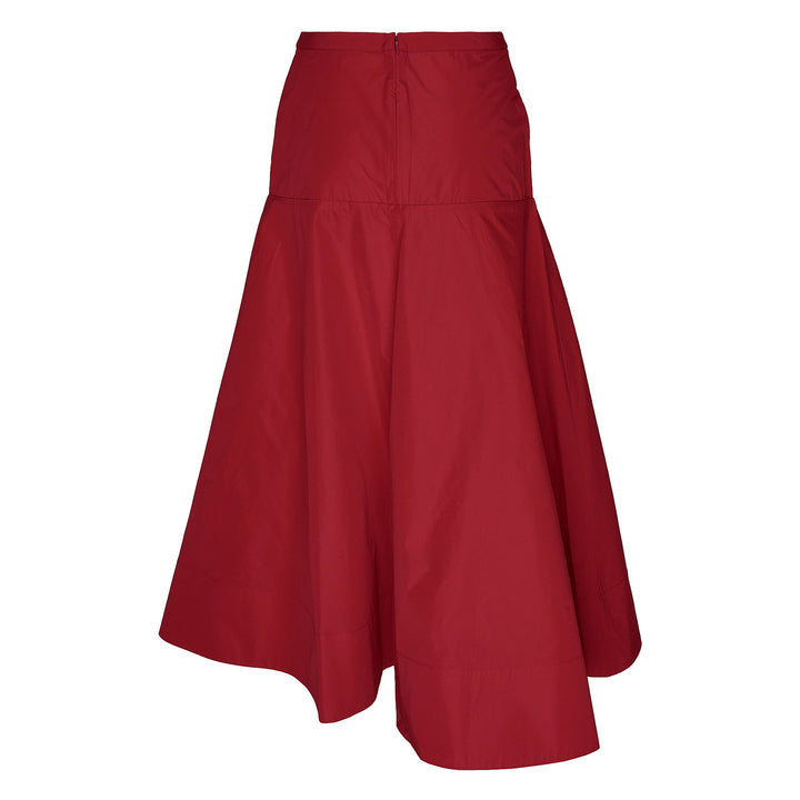 Sheen Parachute Poly Long Skirt