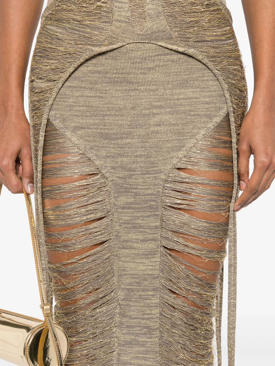 Pillar Skirt Shredded Merino Knit