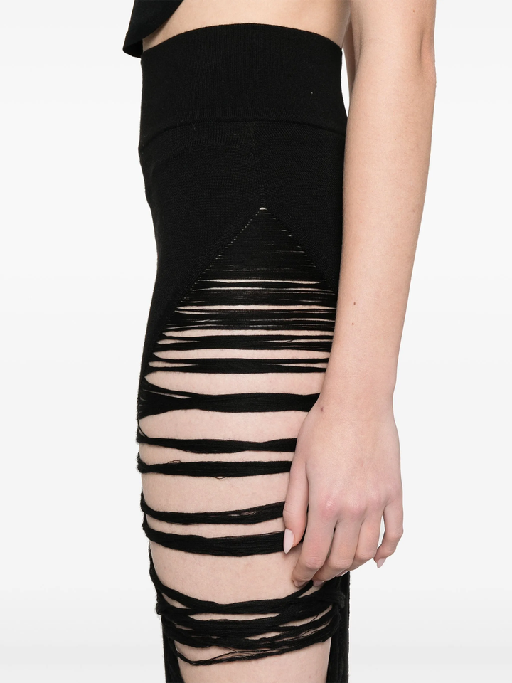 Pillar Skirt Shredded Merino Knit