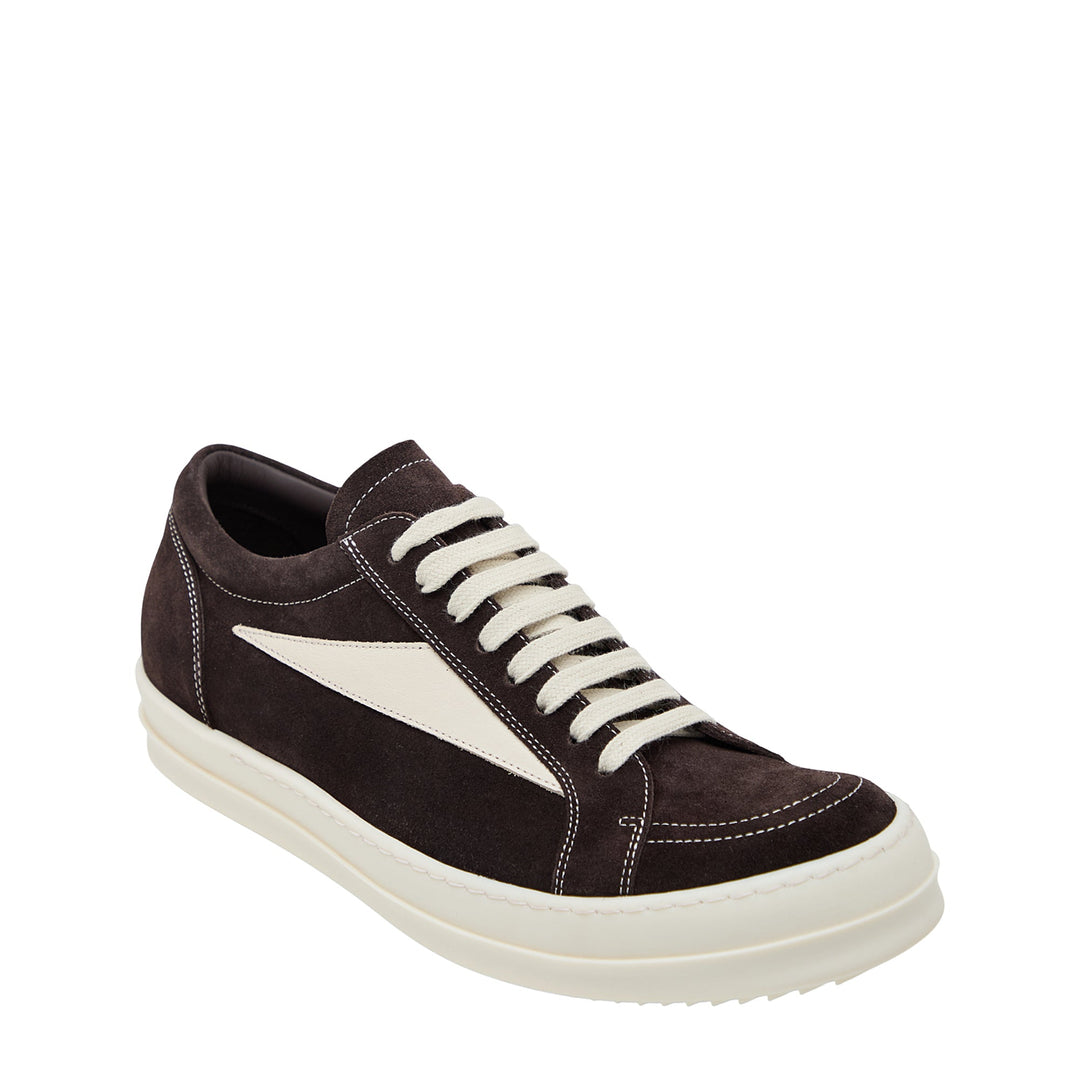 Vintage Sneaks Velour Suede And Full Grain Calf Leather