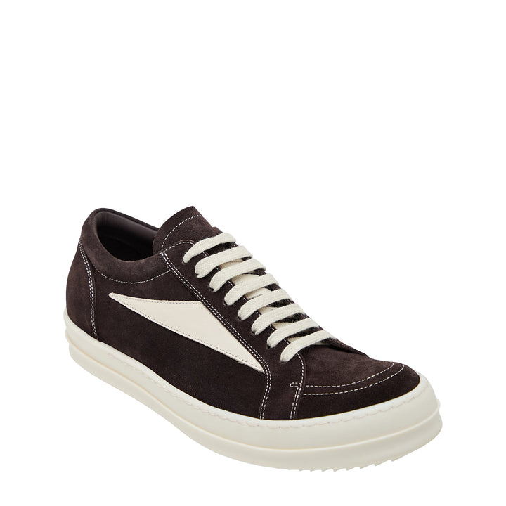 Vintage Sneaks Velour Suede And Full Grain Calf Leather