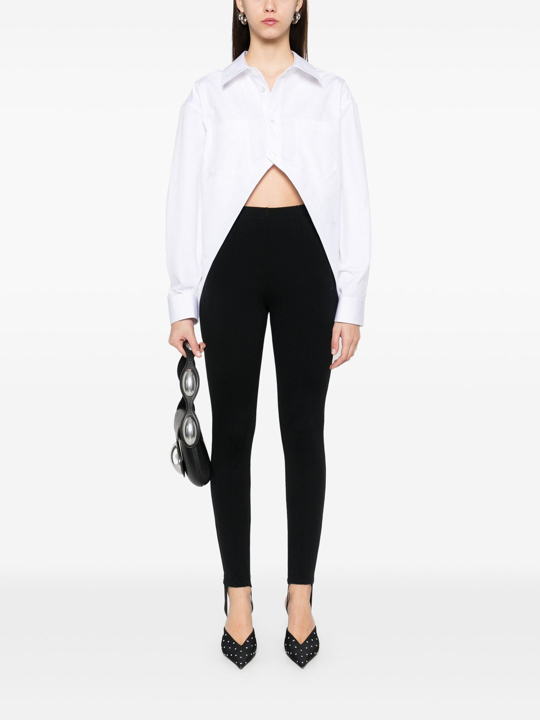 Wide Slit Front Shirt