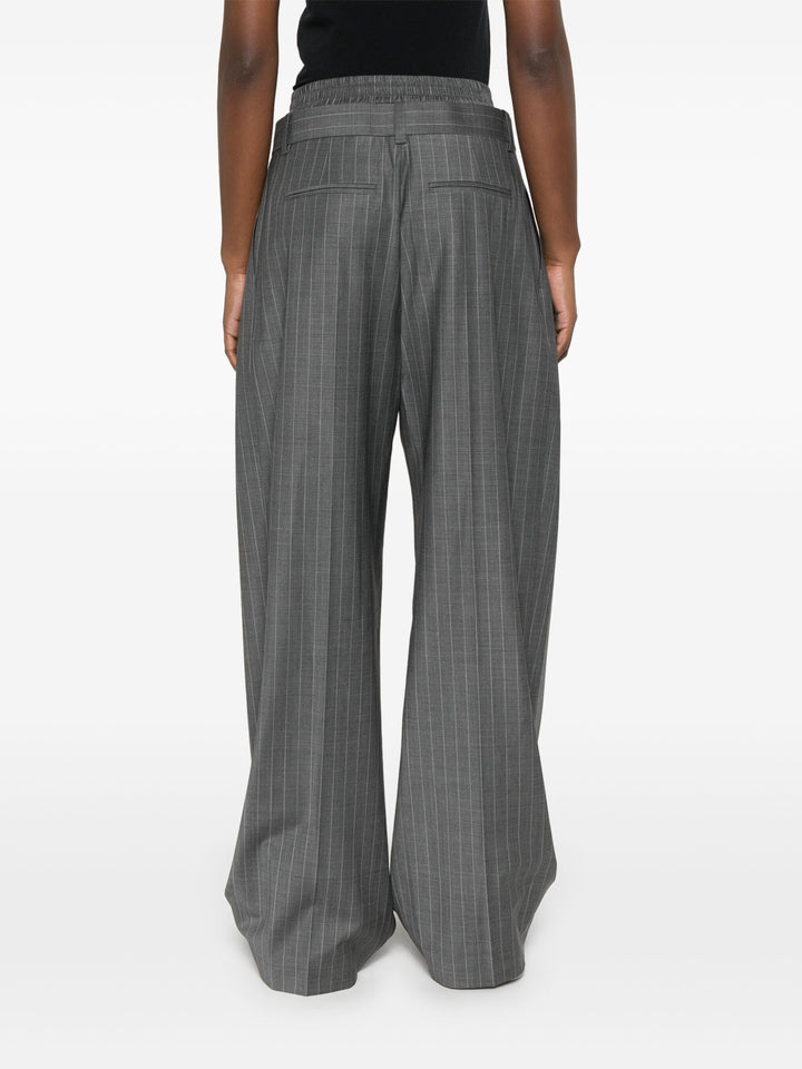 Pre-Styled Pleated Trouser With Boxer Waistband