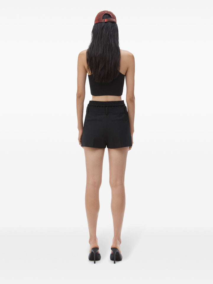 Pre-Styled Pleated Short With Boxer Waistband