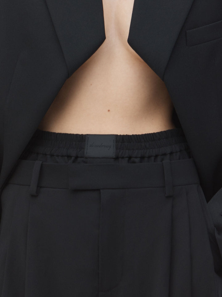 Pre-Styled Pleated Short With Boxer Waistband