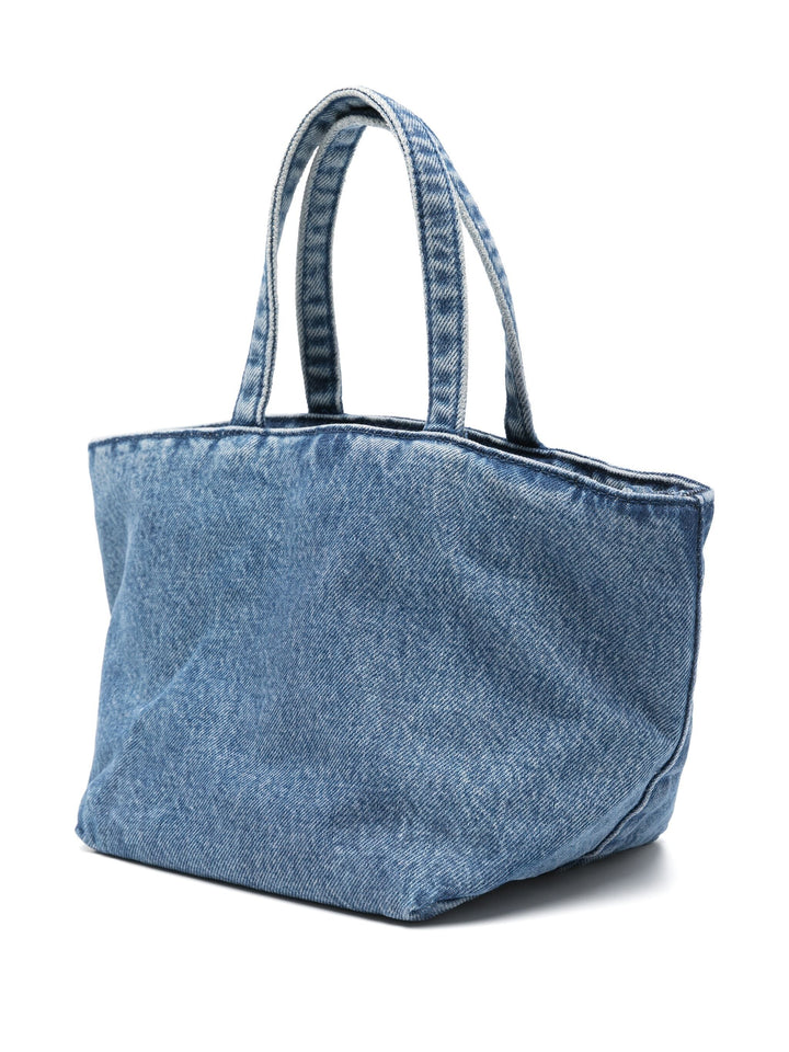 Small Punch Tote In Vintage Medium Indigo