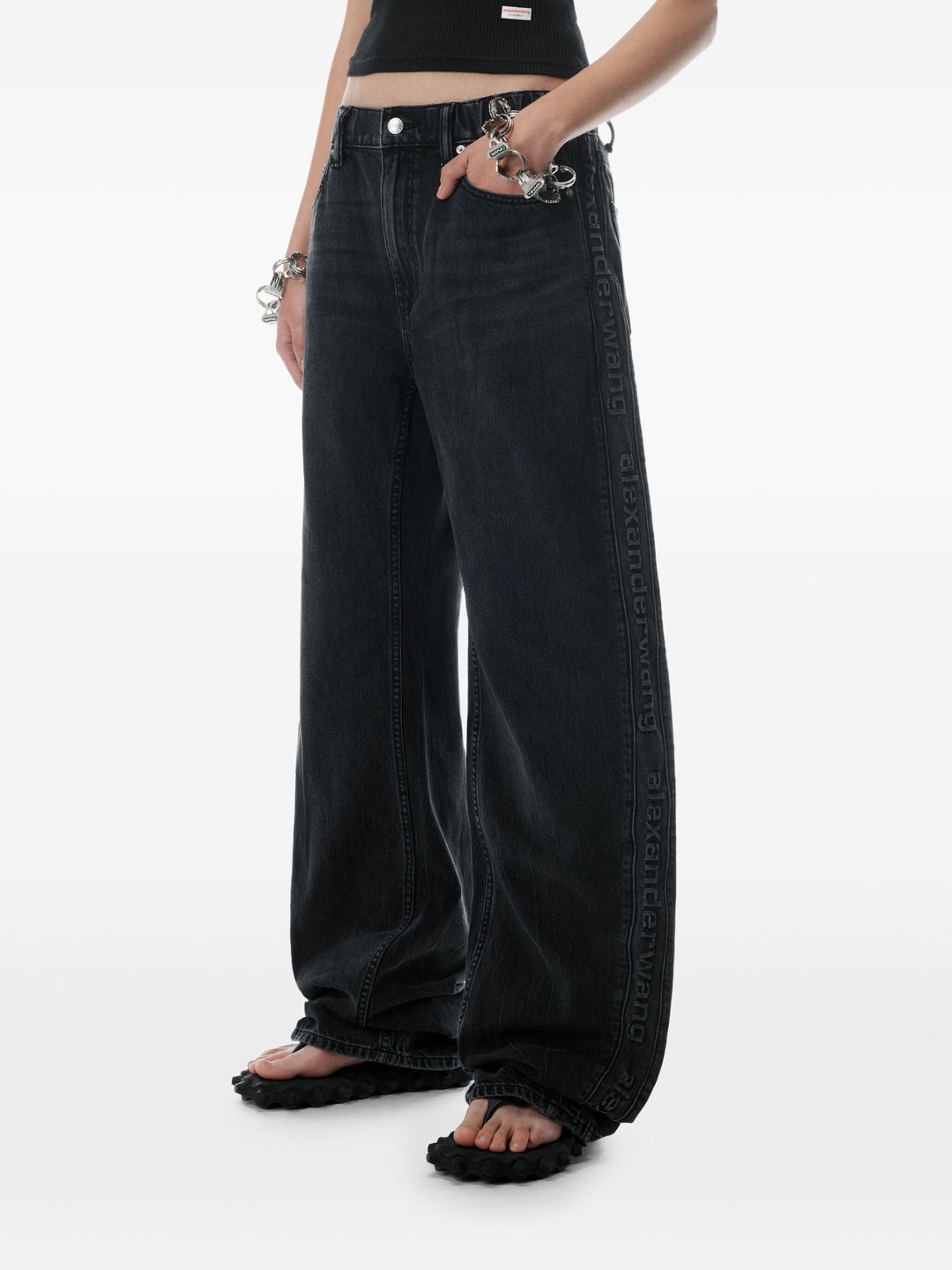 Logo Embossed Ballon Jogger Pant In Cotton