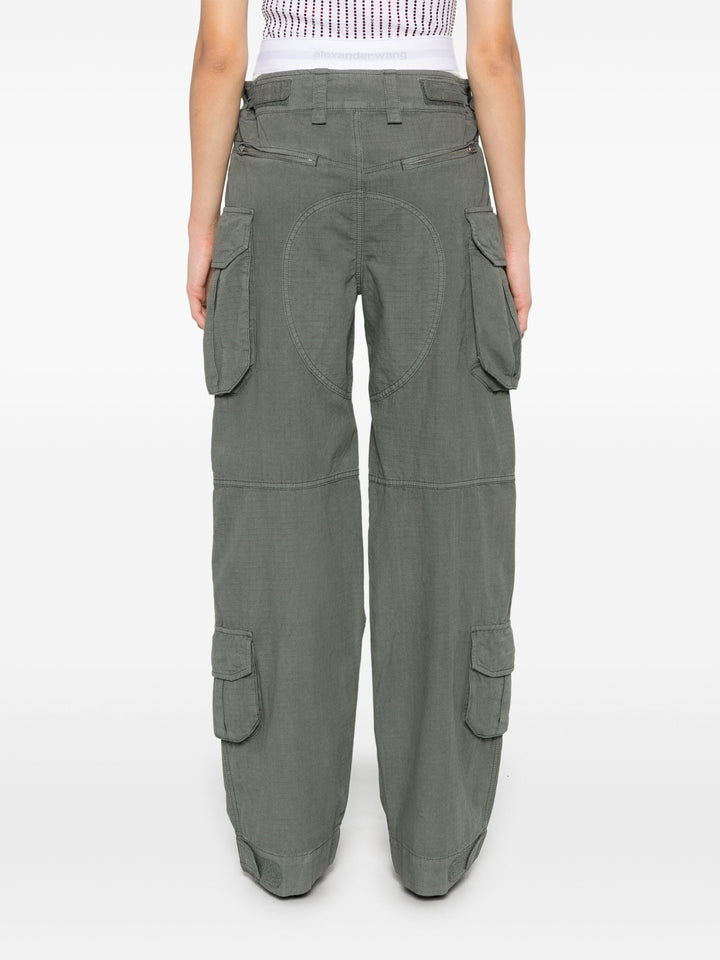 Pre-Styled Cargo Pants With Brief Waistband