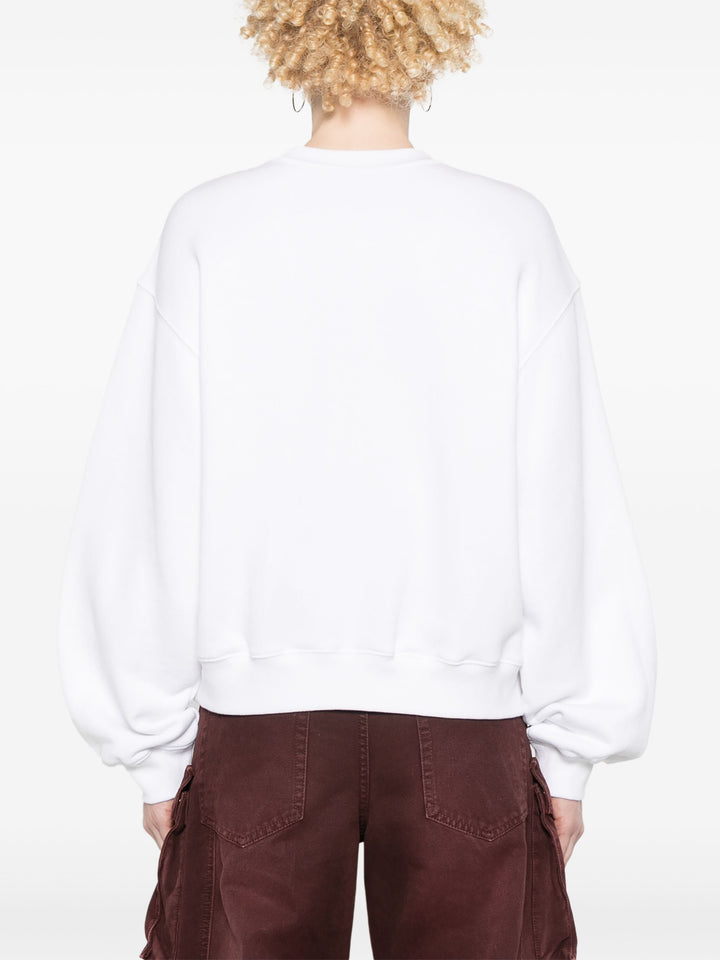 Puff Logo Sweatshirt In Structured Terry