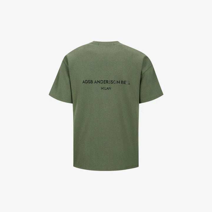 Unisex Stool Patch Logo T-Shirt