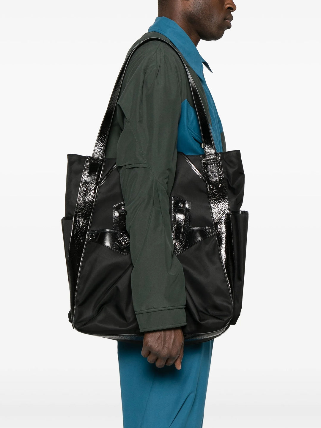Inex Tote Bag Nylon Leather