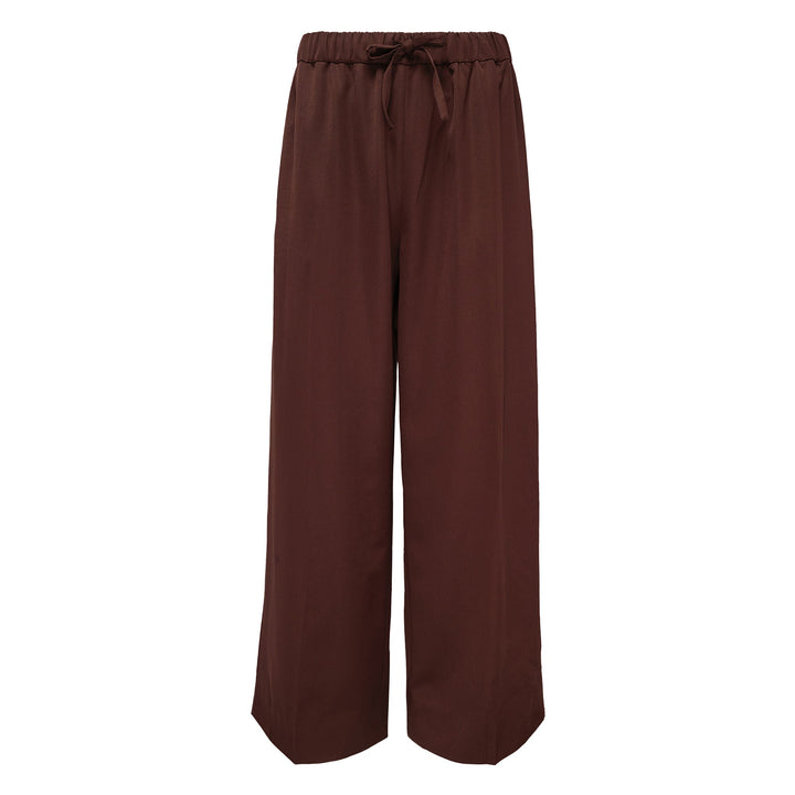 Wide Leg Drawstring Trousers