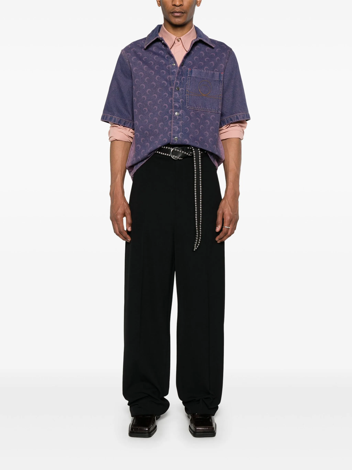 Moon Laser Denim Workwear Shirt