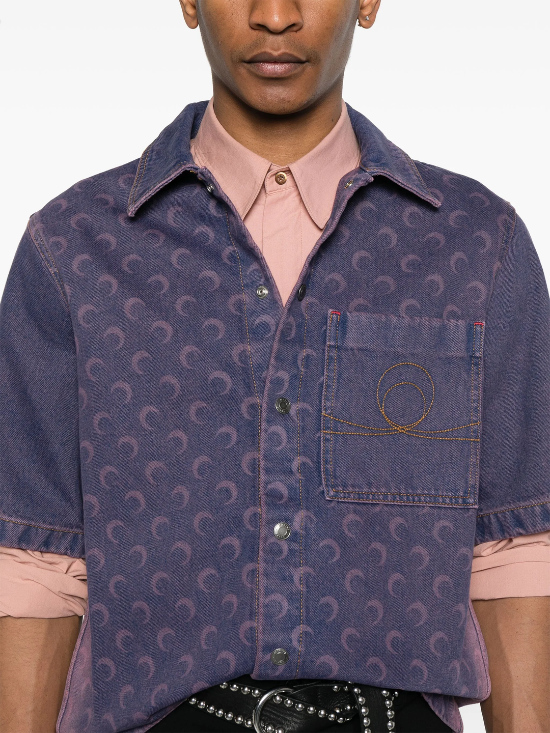 Moon Laser Denim Workwear Shirt
