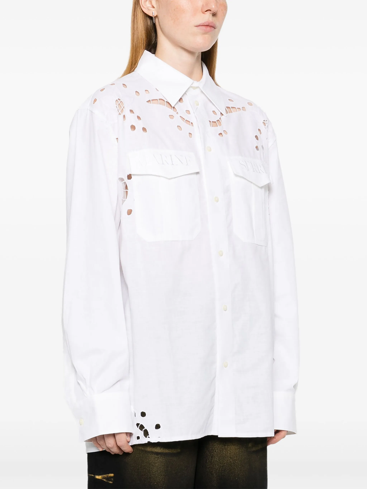 Regenerated Household Linen Blouse