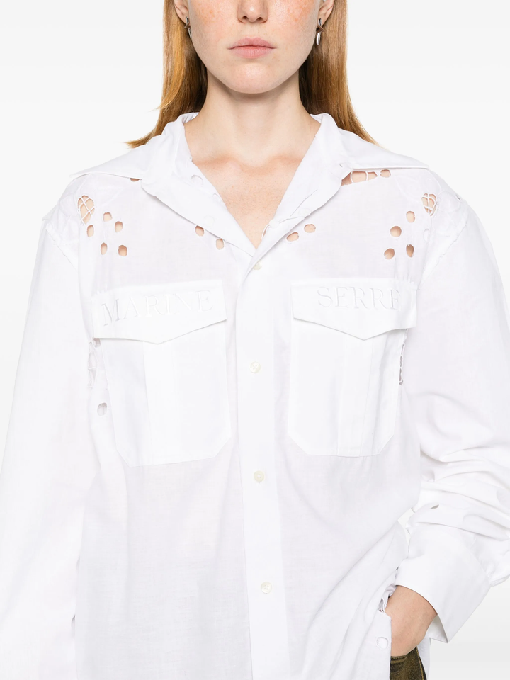 Regenerated Household Linen Blouse