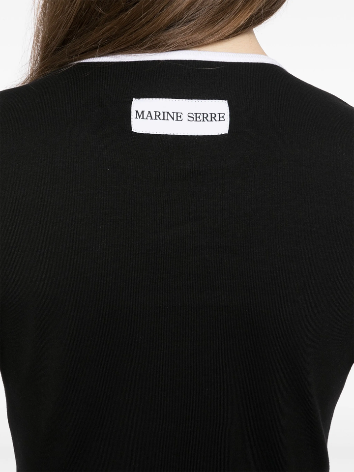 Moon Logo Jersey Cropped Top