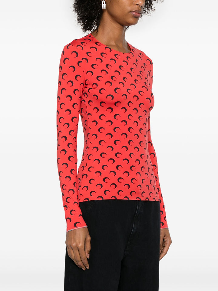 Recycled Moon Jersey Long Sleeve Tee