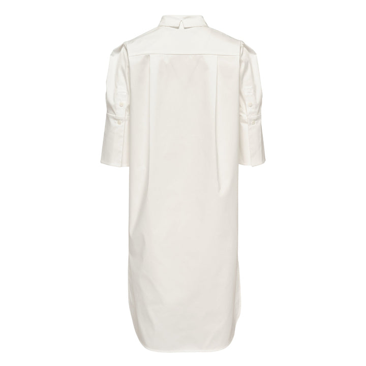 Sheen Cotton Poly Stretch Cuff Dress