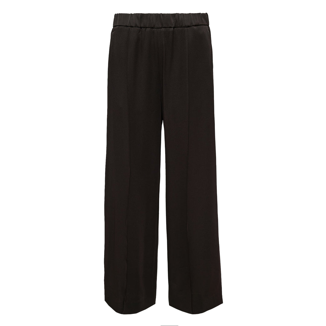 Gathered Waist And Pin Tucks Pants