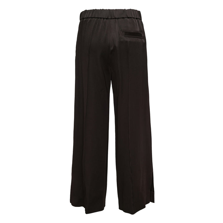 Gathered Waist And Pin Tucks Pants