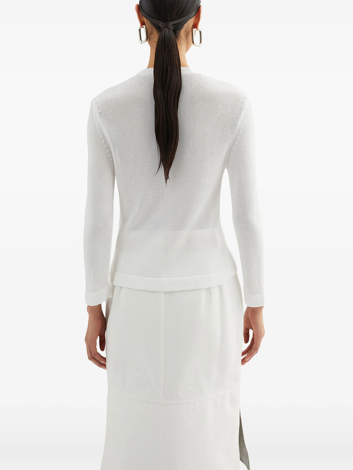 Viscose Knit Embroidered Cardigan