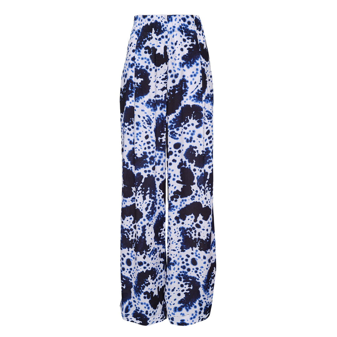 Wide Leg Elasticated Trousers