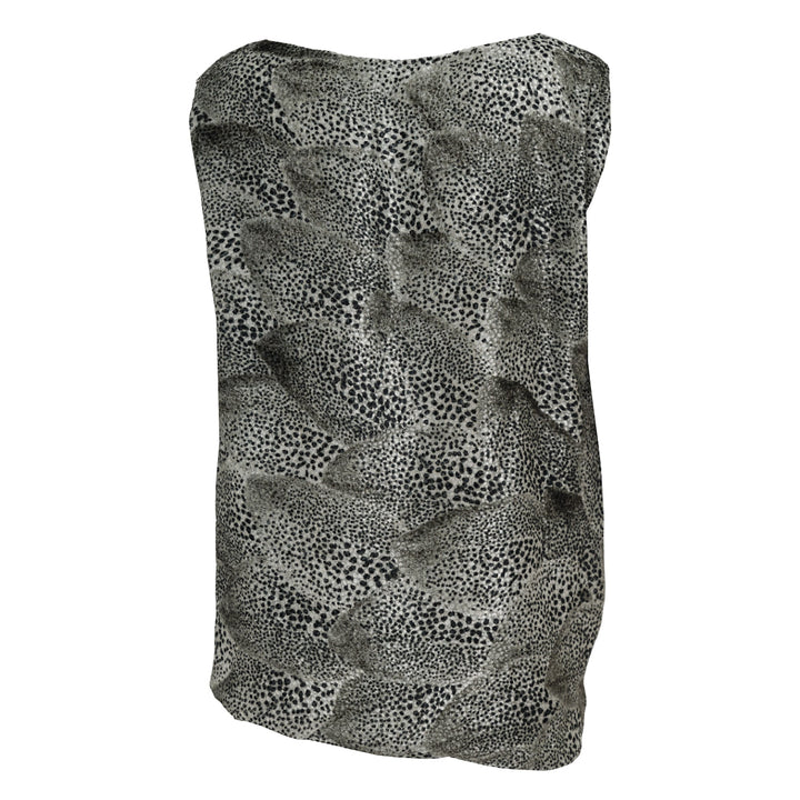 Layered Petals Viscose Silk Blouse