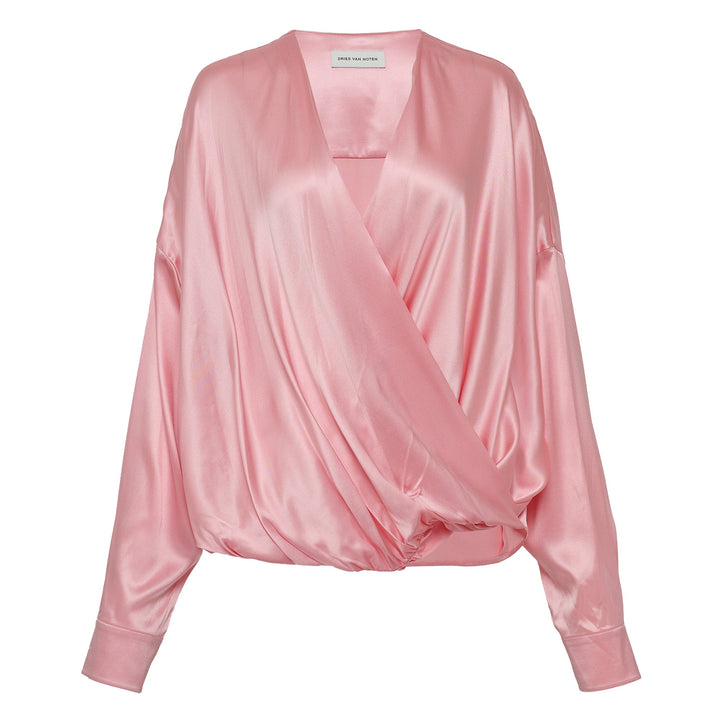 Loose Top With Draped Front