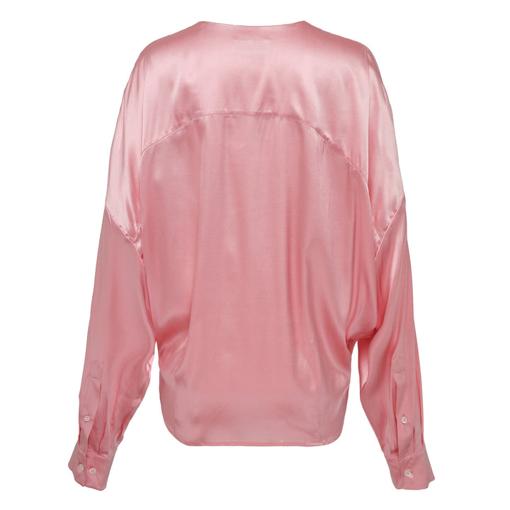Loose Top With Draped Front