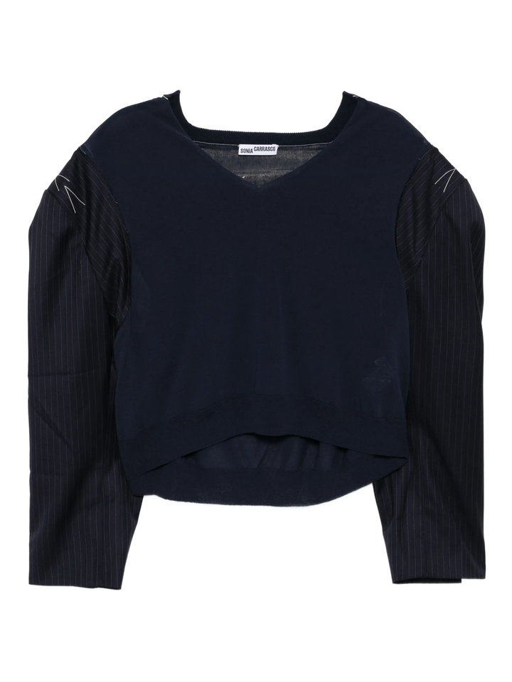 Seamless Knit Sweater Blazer
