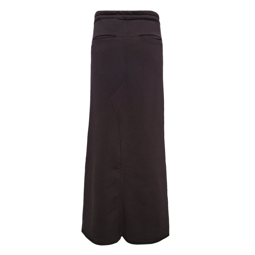 Front Jean Effect Jersey Skirt