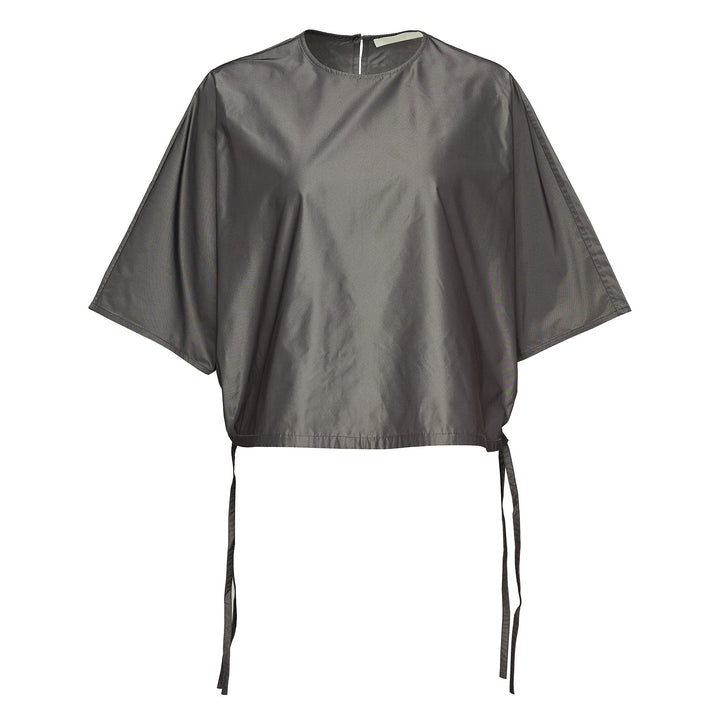 Poly Chambray Taffeta Batwing Top