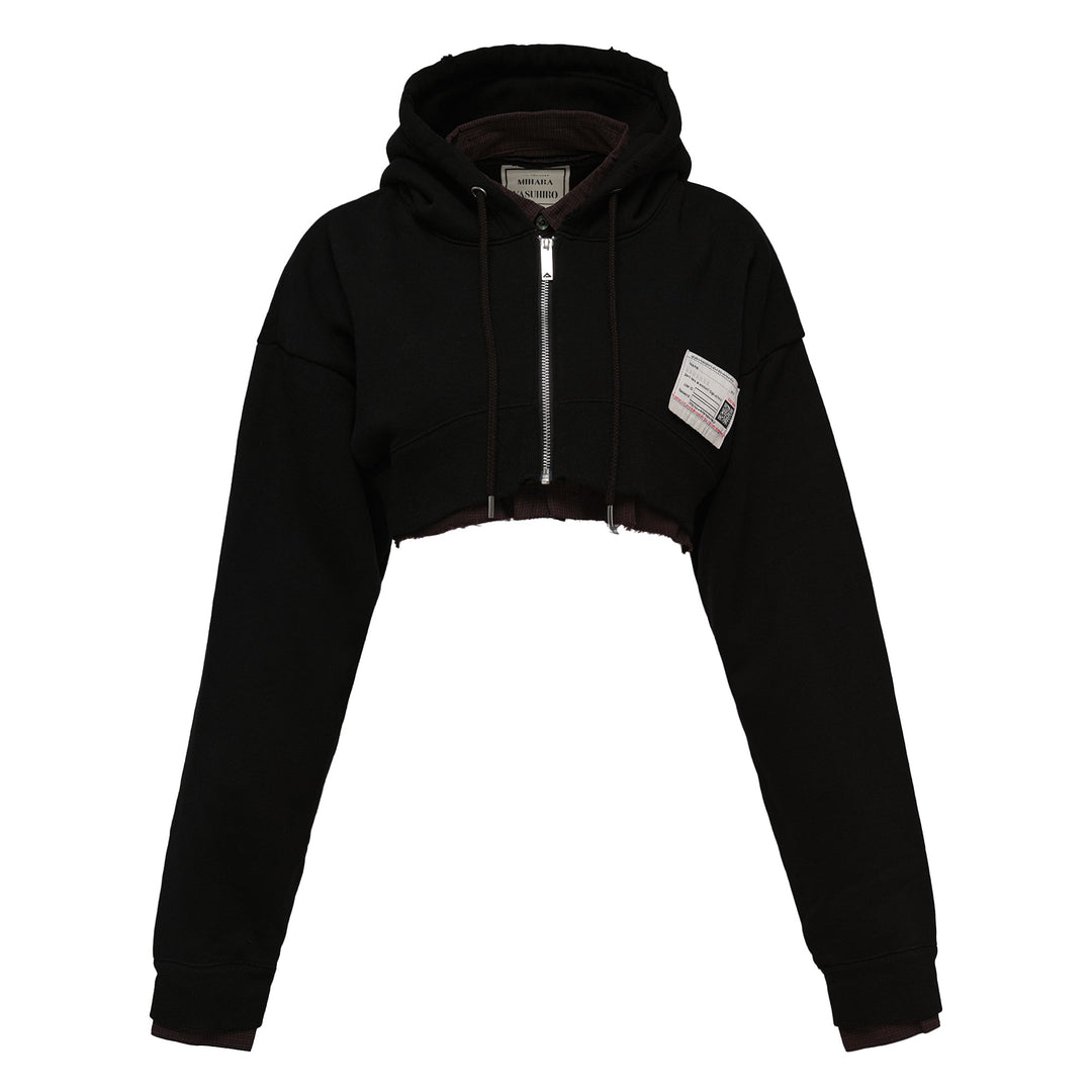 Cropped Layered Zip Parka