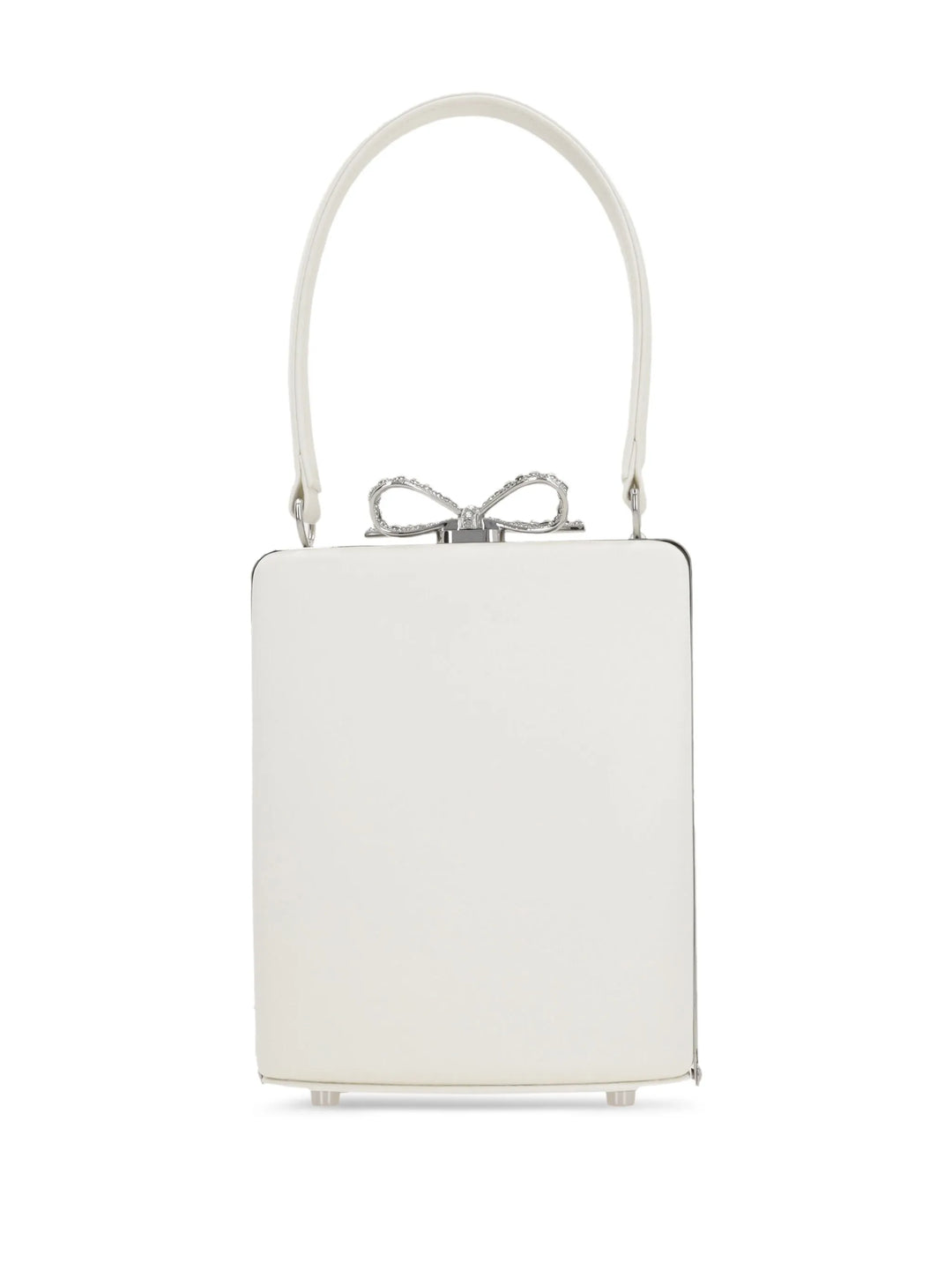 Champagne Satin Mini Bow Bag