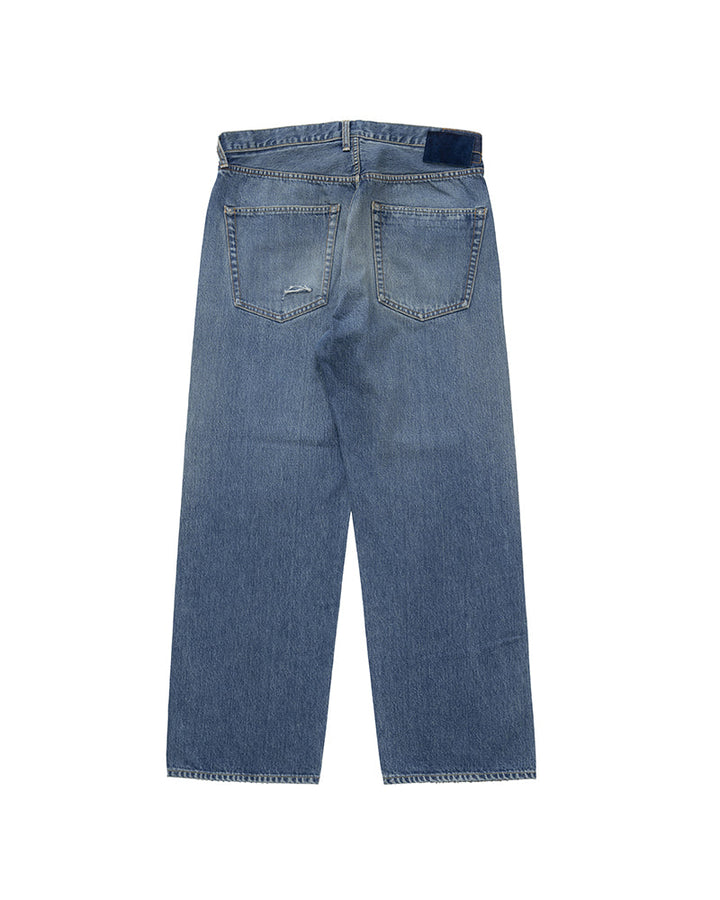 Social Sculpture 01 Wide Damaged Jeans