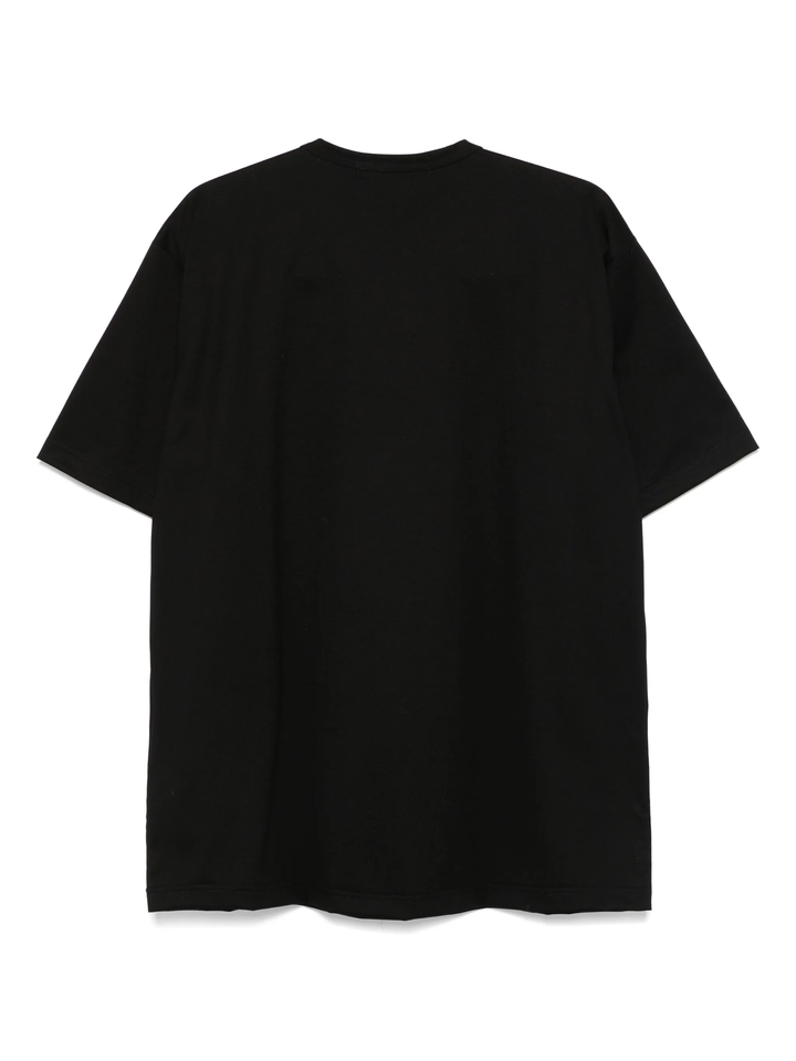 Cotton Jersey Braid Patchwork Tee