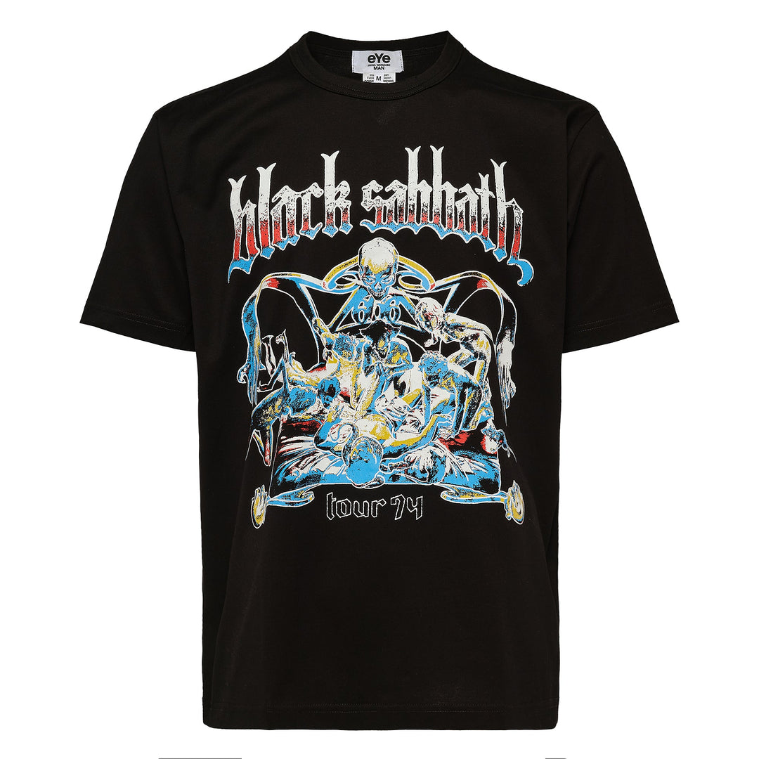 Jersey Print Black Sabbath Tee