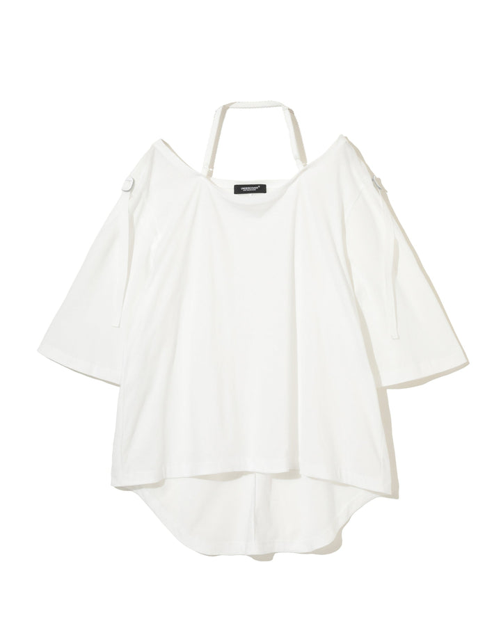 Halterneck-Detail T-Shirt