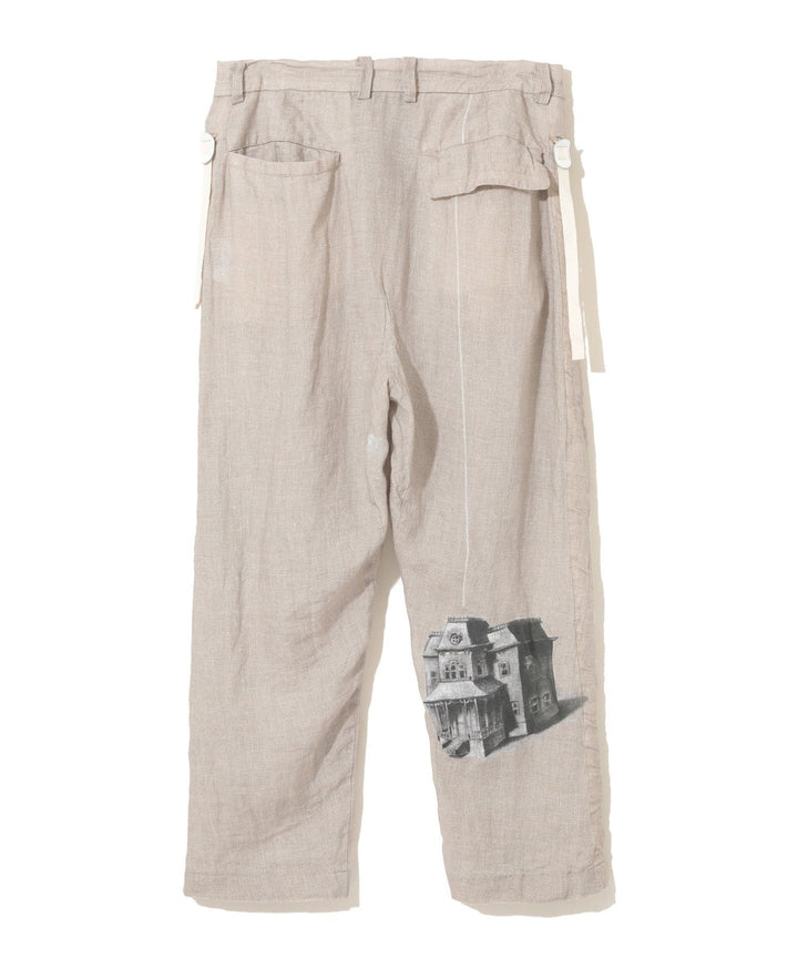 House Graphic Relaxed Trousers